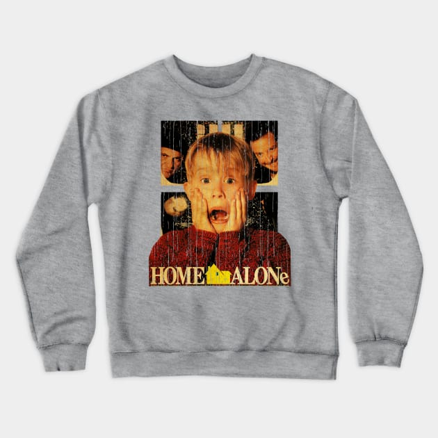 Vintage Home Alone Crewneck Sweatshirt by Tigaduaart